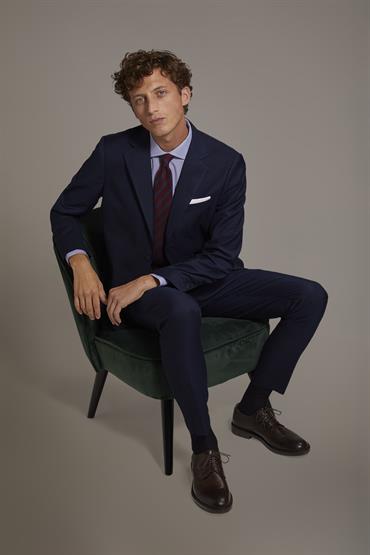 NOTCH SINGLE BREASTED SUIT NAVY