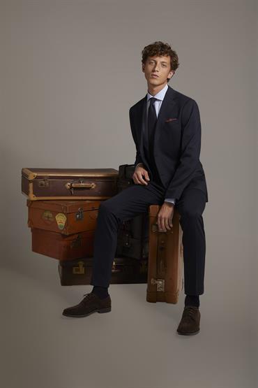 NOTCH SINGLE BREASTED SUIT NAVY