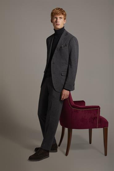 NOTCH SINGLE BREASTED SUIT MD GREY
