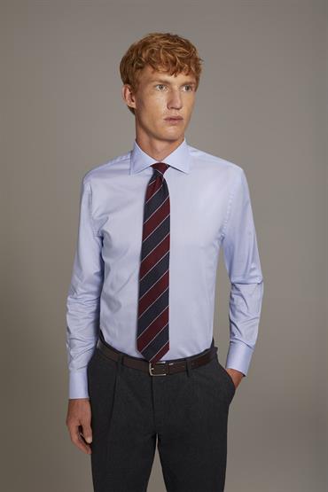 FRENCH COLLAR SLIM FIT CLASSIC SHIRT SKY