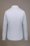 FRENCH COLLAR CLASSIC FIT CLASSIC SHIRT WHITE/BL