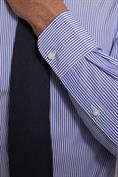 FRENCH COLLAR CLASSIC FIT CLASSIC SHIRT WHITE/BL