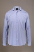 FRENCH COLLAR CLASSIC FIT CLASSIC SHIRT WHITE/BL
