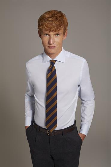 FRENCH COLLAR SLIM FIT CLASSIC SHIRT SKY
