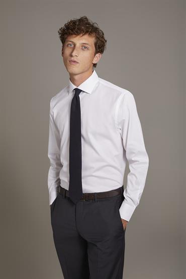 FRENCH COLLAR CLASSIC FIT CLASSIC SHIRT WHITE