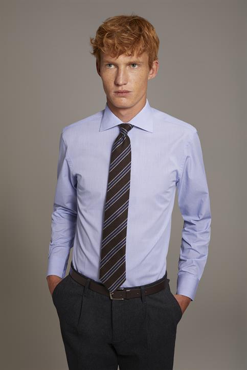 FRENCH COLLAR SLIM FIT CLASSIC SHIRT