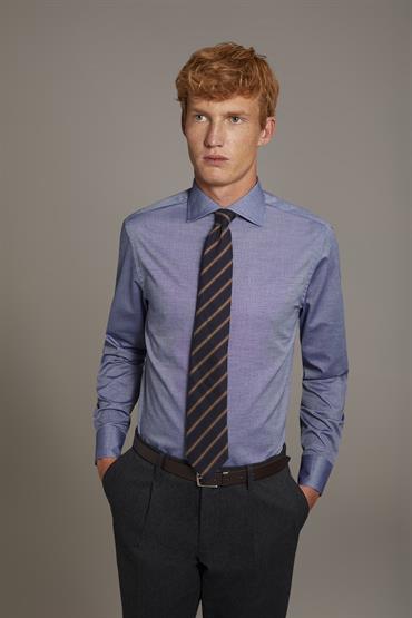 FRENCH COLLAR CLASSIC FIT CLASSIC SHIRT DENIM