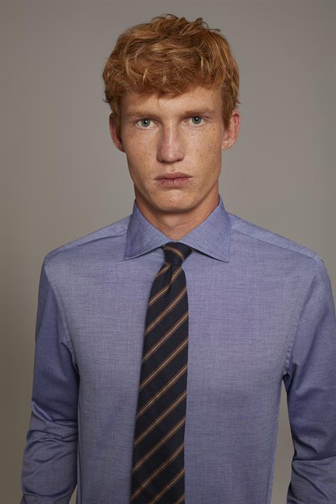 FRENCH COLLAR CLASSIC FIT CLASSIC SHIRT DENIM