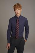 FRENCH COLLAR CLASSIC FIT CLASSIC SHIRT DK BLUE