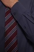 FRENCH COLLAR CLASSIC FIT CLASSIC SHIRT DK BLUE