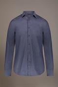 FRENCH COLLAR CLASSIC FIT CLASSIC SHIRT DK BLUE