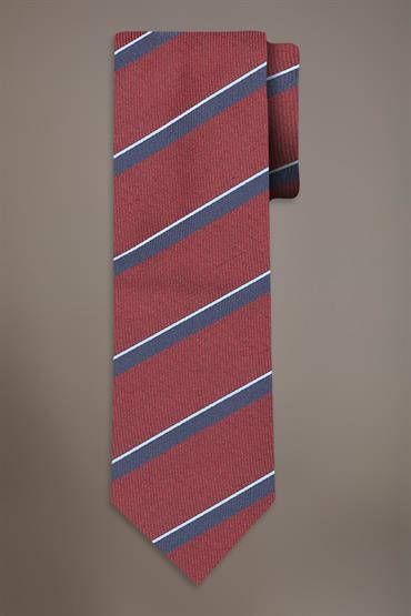 BAMBOO BLEND TIE BORDEAUX