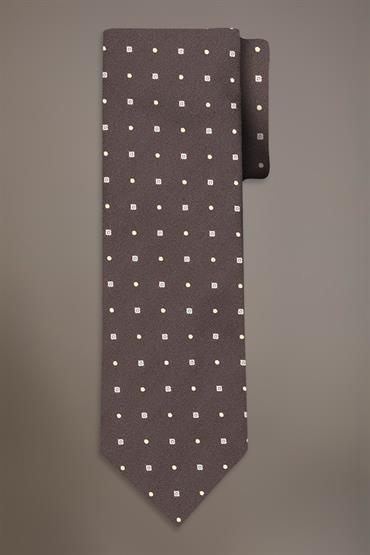 BAMBOO BLEND TIE BROWN