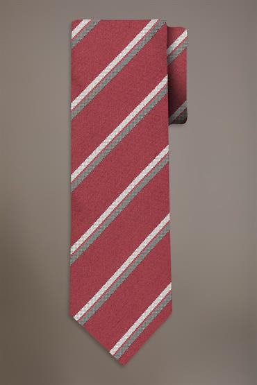 BAMBOO BLEND TIE BORDEAUX