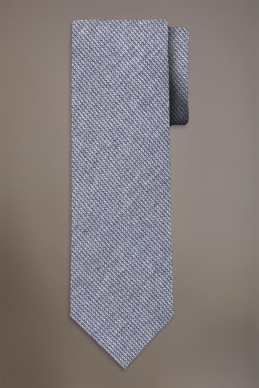 WOOL BLEND TIE DENIM