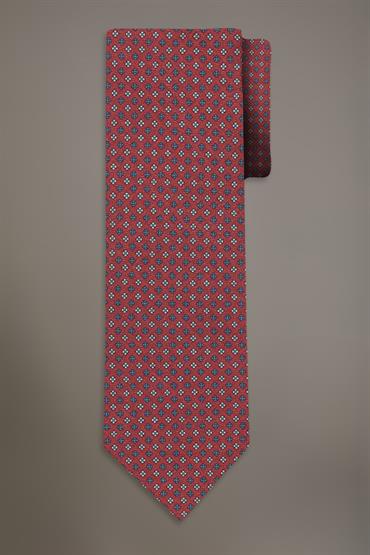 WOOL TOUCH TIE BORDEAUX