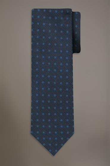 WOOL TOUCH TIE BLUE