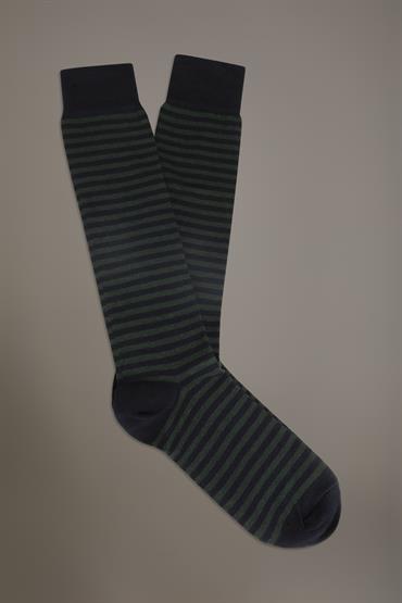 SOCKS BLUE NAVY/FOREST GREEN