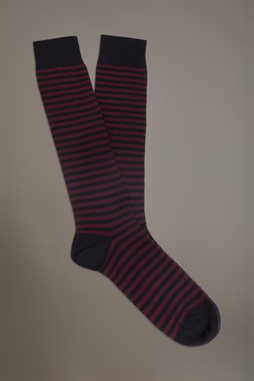 SOCKS DK BLUE/BORDEAUX