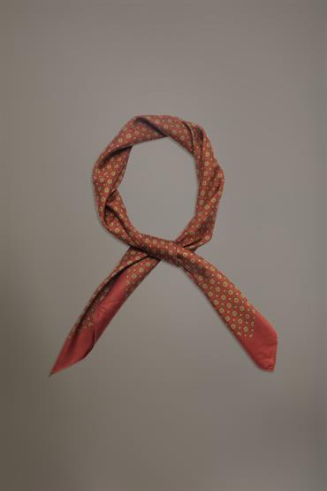 FOULARD 70X70 BORDEAUX