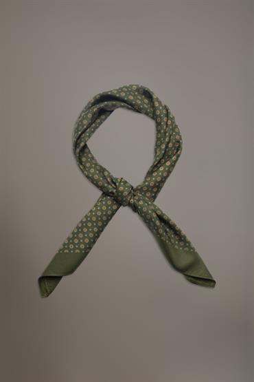 FOULARD 70X70 GREEN