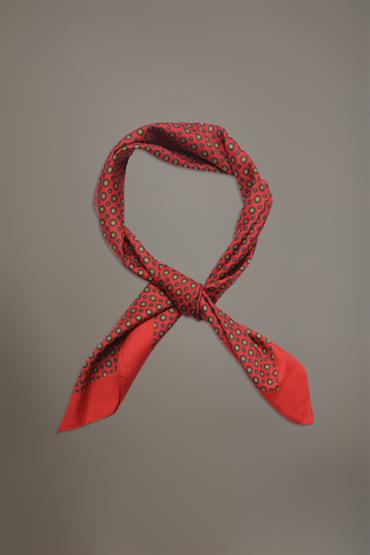 FOULARD 70X70 RED