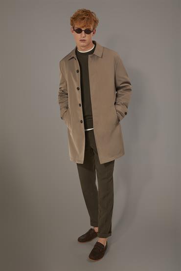 PADDED RAINCOAT BEIGE