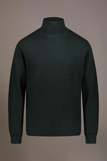 TURTLE NECK SWEATER FOREST GREEN