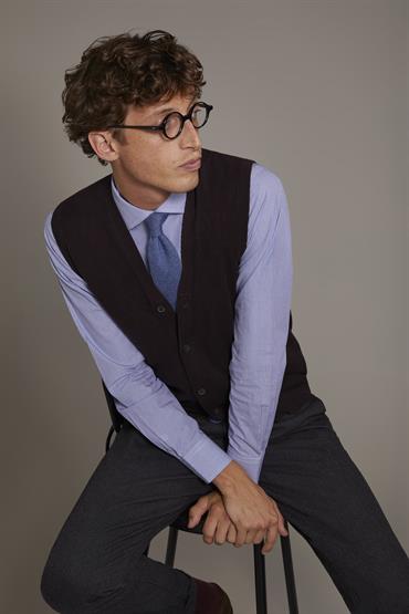 VEST SWEATER BORDEAUX