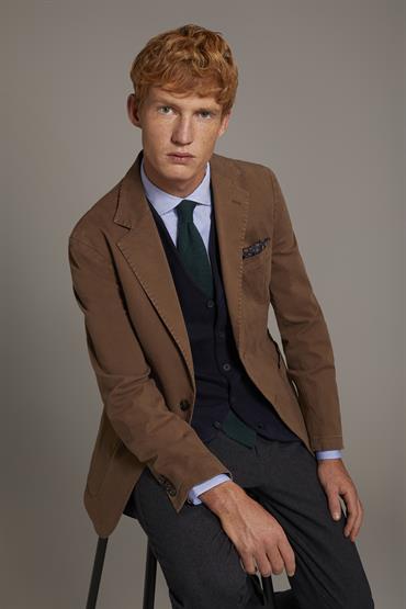 CLASSIC VEST SWEATER DK BLUE