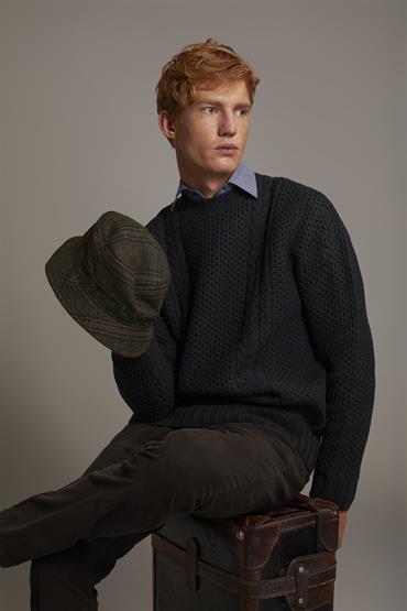 ROUND NECK SWEATER GREEN