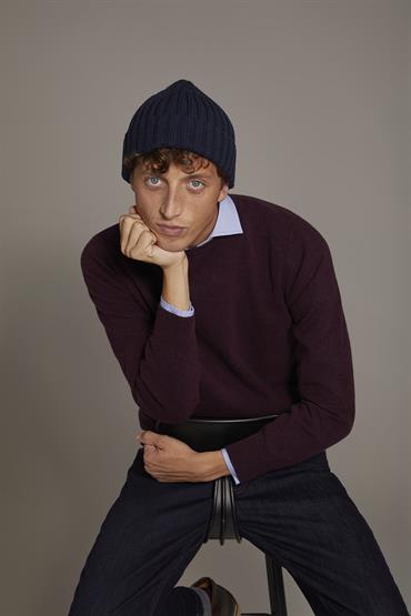 ROUND NECK SWEATER BORDEAUX