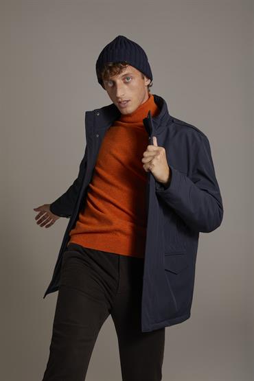TURTLE NECK SWEATER TANGERINE