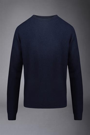 ROUND NECK SWEATER DK BLUE