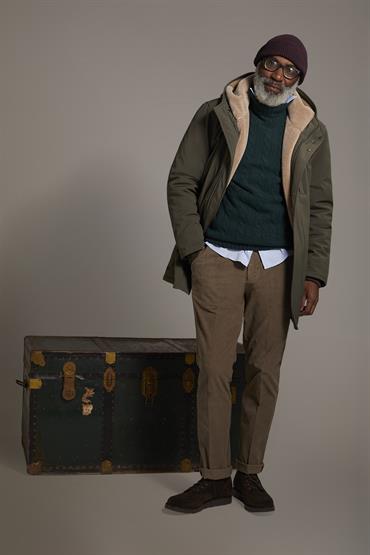 TURTLE NECK SWEATER GREEN