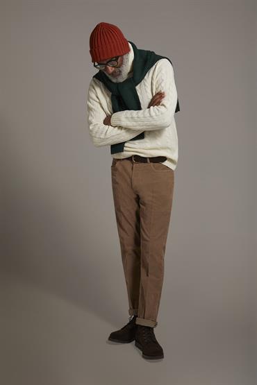 TURTLE NECK SWEATER PANNA