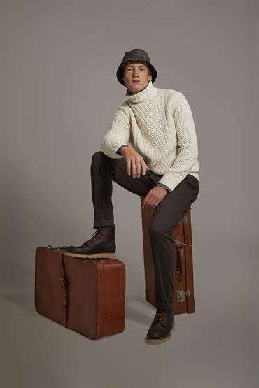 CLASSIC CHINO TROUSER BROWN