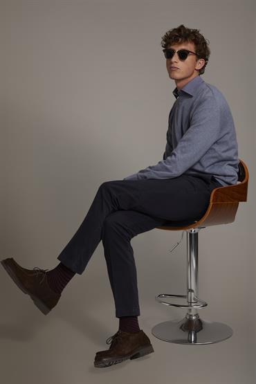 CLASSIC CHINO TROUSER DK BLUE