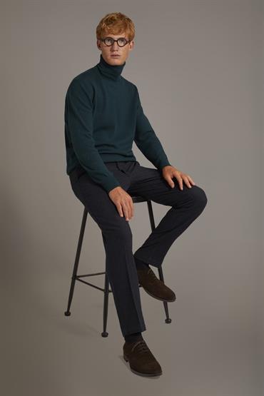 CHINO TROUSER DK BLUE