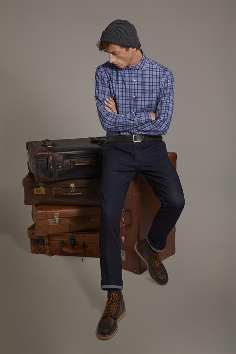 DENIM CHINO TROUSER