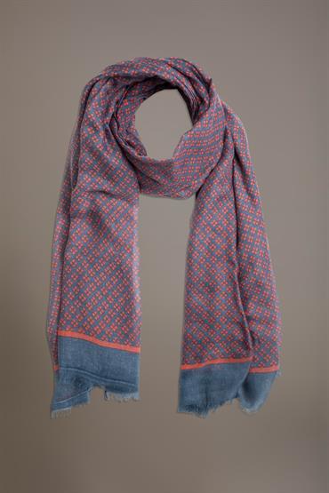 SHAWL 180X90 CM DENIM
