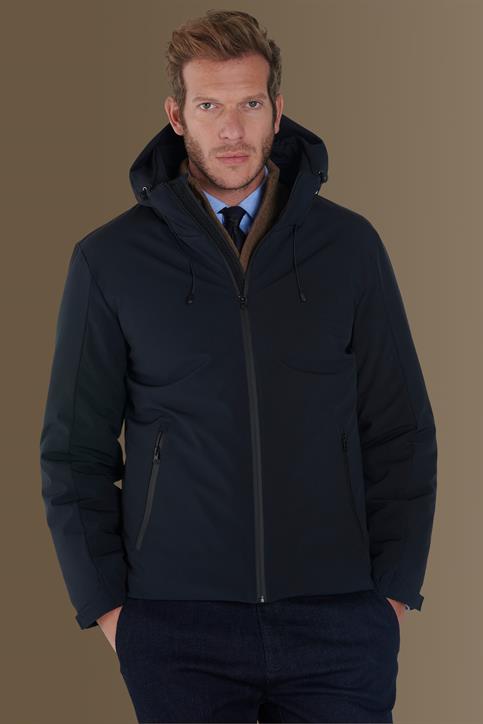 TECH JACKET WITH HOOD