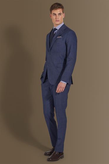 notch single breasted suit DENIM
