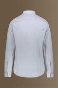 french collar classic fit WHITE/BLUE