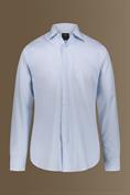 french collar classic fit WHITE/LT SKY