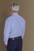 french collar classic fit WHITE/BLUE