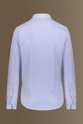 french collar classic fit WHITE/BLUE