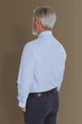 french collar classic fit WHITE/SKY