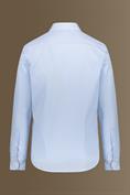 french collar classic fit WHITE/SKY
