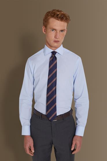 french collar regular fit classic shirt LT SKY